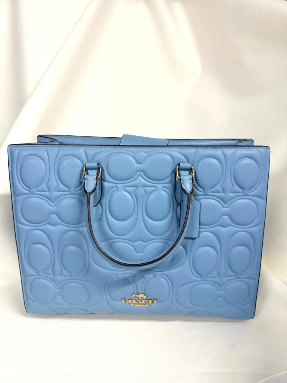 coach Maggie Tote Bag In Signature Leather cy672